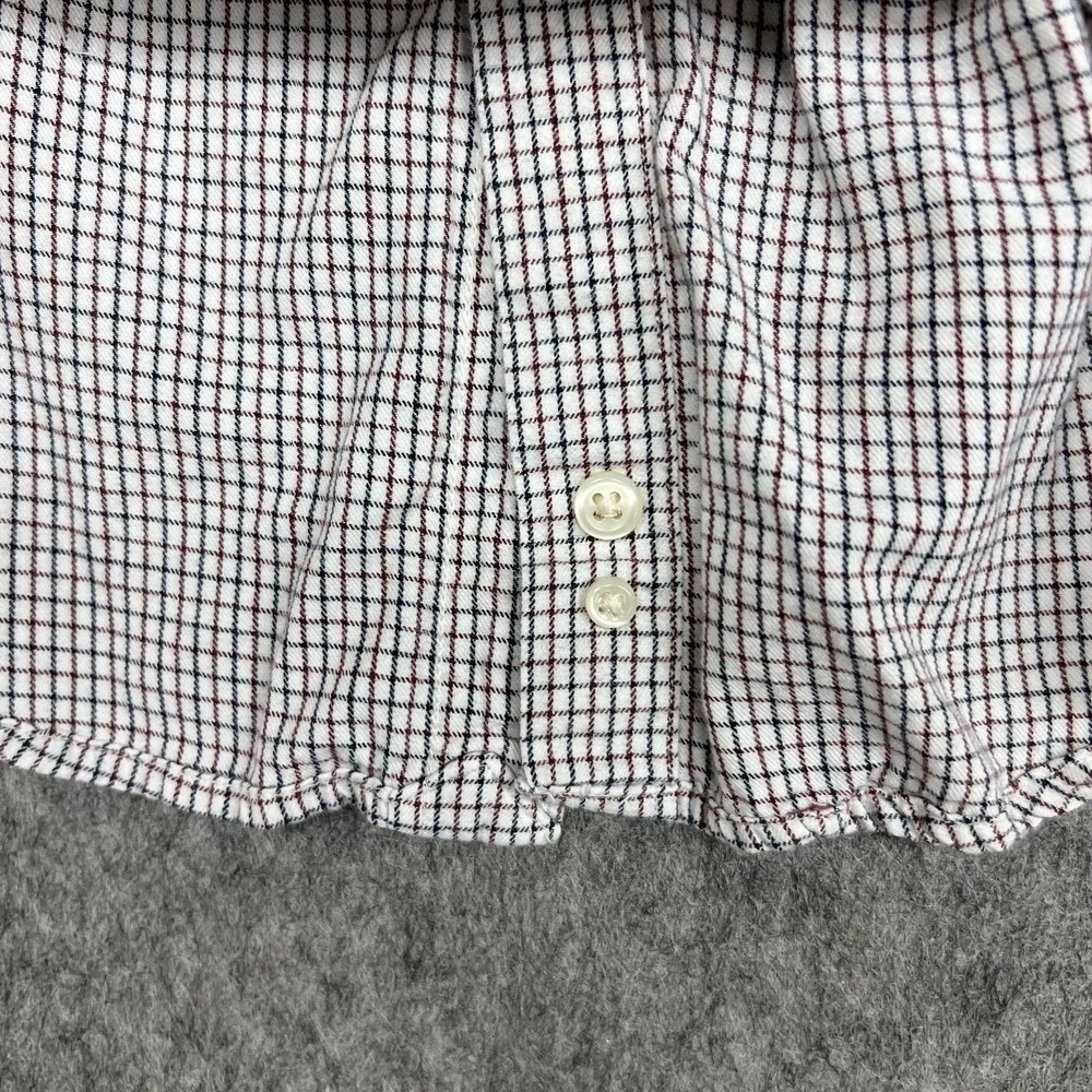 Ralph Lauren Shirt Boys M 10-12 Blue White Check Long Sleeve Button Down Pony